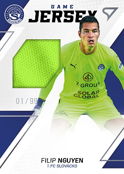 Filip Nguyen Slovacko SportZoo FORTUNA:LIGA 2022/23 2. serie Game Jersey /99 #GJ-FN
